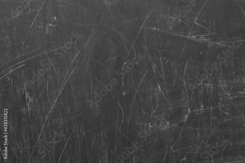 chalk wiped out on a chalkboard. back to school. black and white
