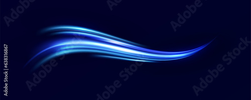 Neon light.Motion speed light lines.Colorful wave effect.Squiggle.Swirl curve effect.