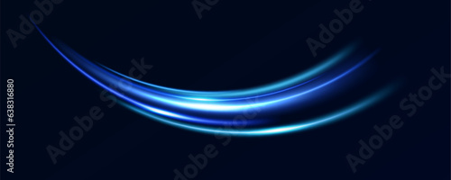 Neon light.Motion speed light lines.Colorful wave effect.Squiggle.Swirl curve effect.
