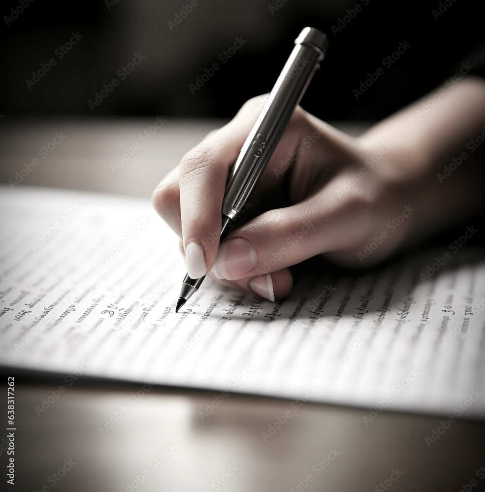A close-up of a students hand as they write down an idea, education stock images A close-up of a students hand as they write down an idea, education stock images
