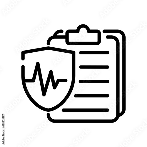 medical insurance icon design vector