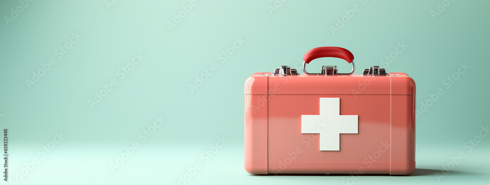 Medical insurance concept background isolated on pastel color with a place for text Medical insurance concept background isolated on pastel color with a place for text