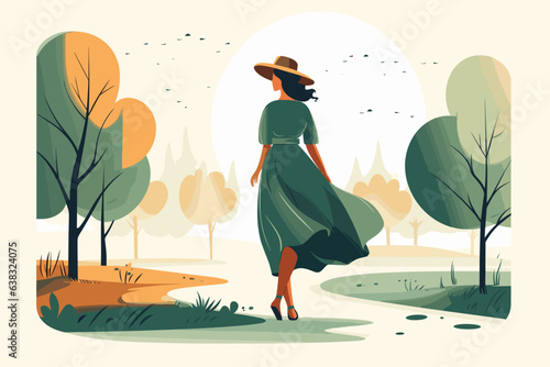 girl in the park