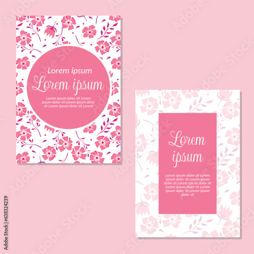 Celebrate love with intricate floral vectors—wedding cards that radiate elegance and romance."