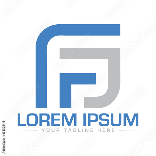 FJ letter logo design Unique and modern logo design