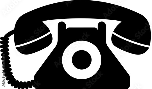 Telephone handset icon