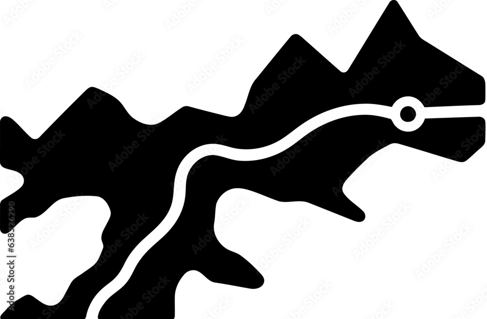 Obraz premium Pathway icon