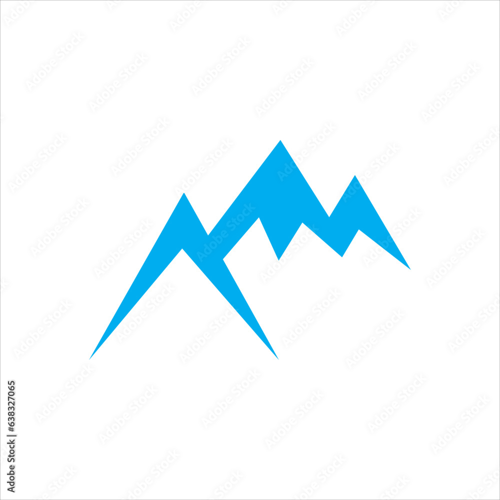mountains icon vector illustration symbol mountains icon vector illustration symbol
