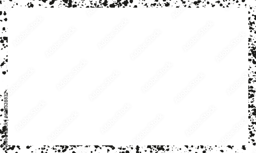 Grunge Rectangle, Paint Spray Dirty Frame. Black Ink Grungy Border with Rough Texture. Aged Frame with White Background for Text. Abstract Design Element. Isolated Vector Illustration Grunge Rectangle, Paint Spray Dirty Frame. Black Ink Grungy Border with Rough Texture. Aged Frame with White Background for Text. Abstract Design Element. Isolated Vector Illustration