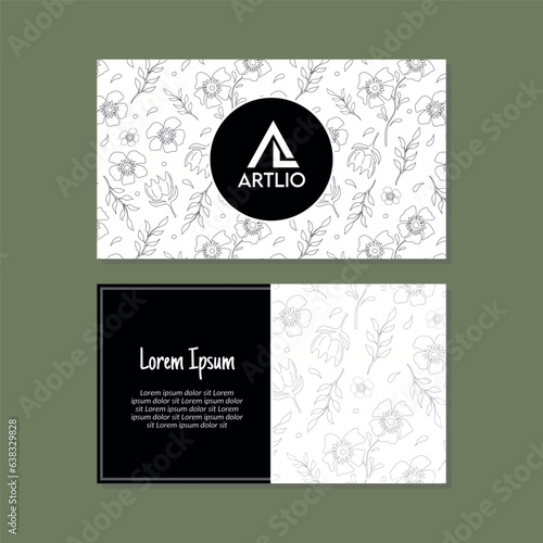 Nature meets professionalism: Vector floral business cards merge beauty and corporate finesse. Elegant business cards bloom with nature's grace through intricate vector floral designs.