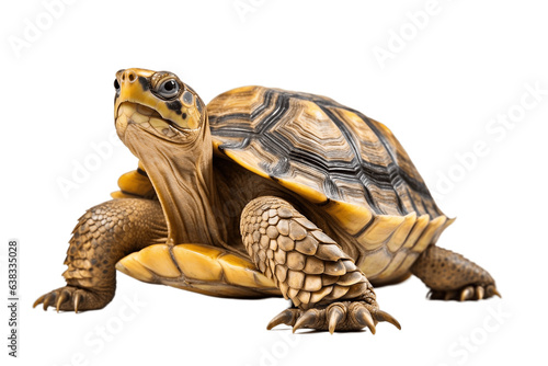 Turtle Isolated on White Background.