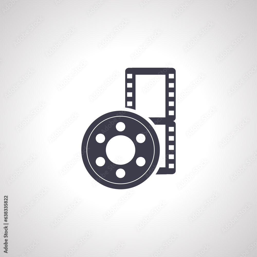 video tape icon. Photo video film frame tape icon. video tape icon. Photo video film frame tape icon.