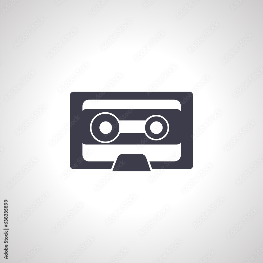 audio cassette tape icon. audio tape icon. audio cassette tape icon. audio tape icon.