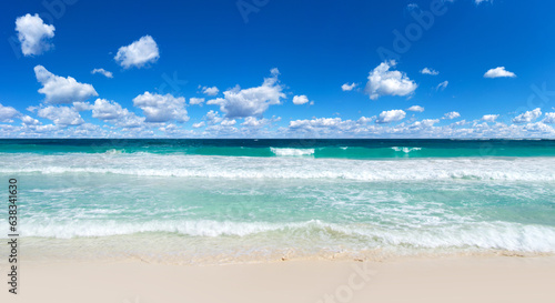 beach and tropical sea . nature background