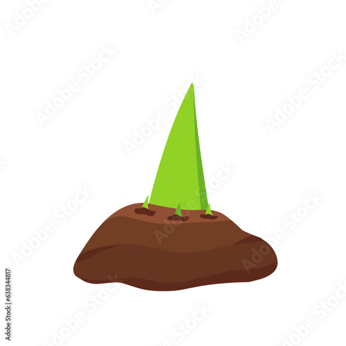Newly Growing Plants Illustration 