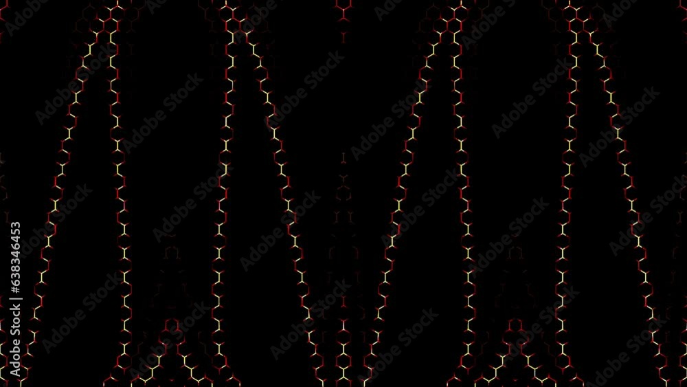 Beautiful videos that glow, shine brightly that regulate subtle movements with colorful stripes on a black background Beautiful videos that glow, shine brightly that regulate subtle movements with colorful stripes on a black background