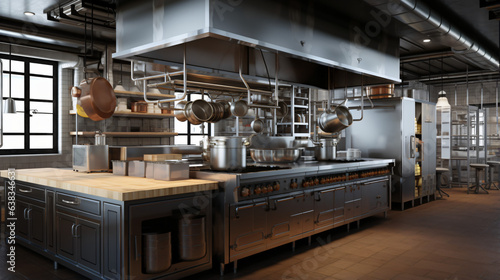 Industrial kitchen. Restaurant kitchen