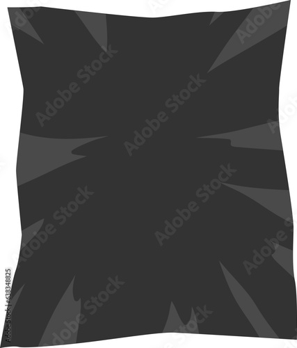 구겨진 종이 비닐 벡터 일러스트