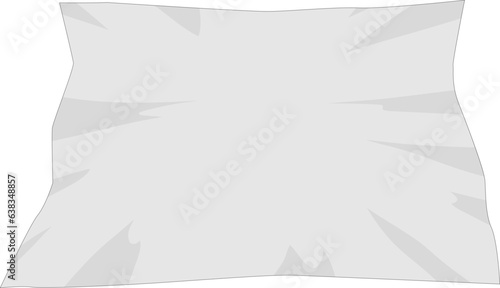 구겨진 종이 비닐 벡터 일러스트