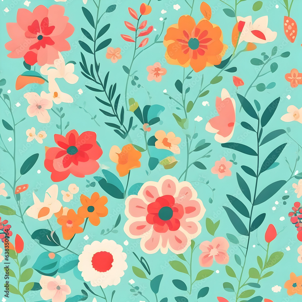 seamless floral pattern seamless floral pattern