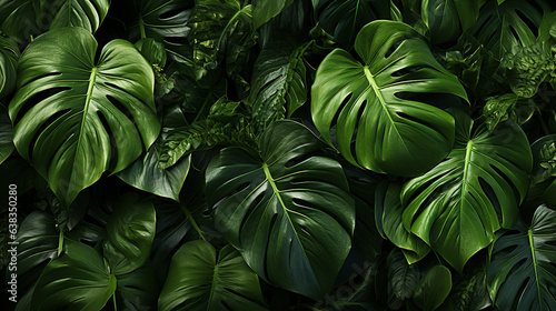 Monstera leaf plant leaf background