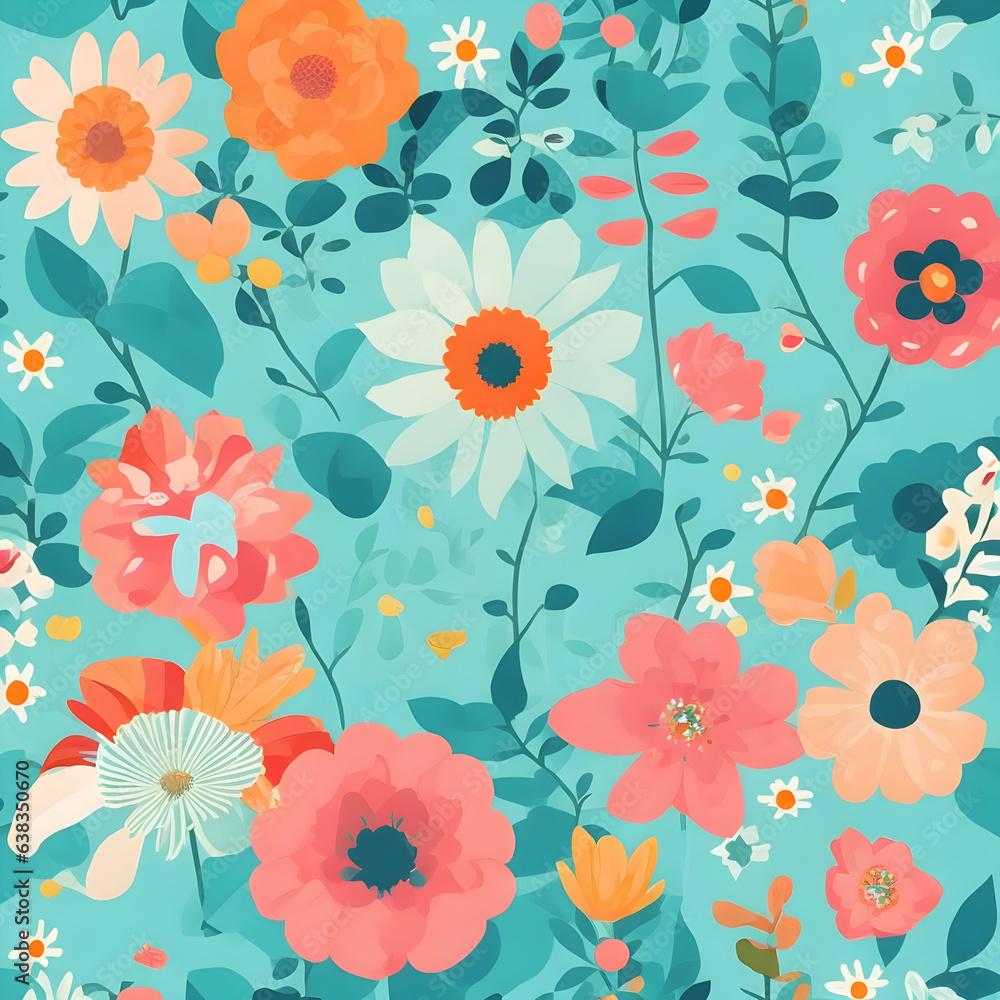 seamless floral pattern seamless floral pattern