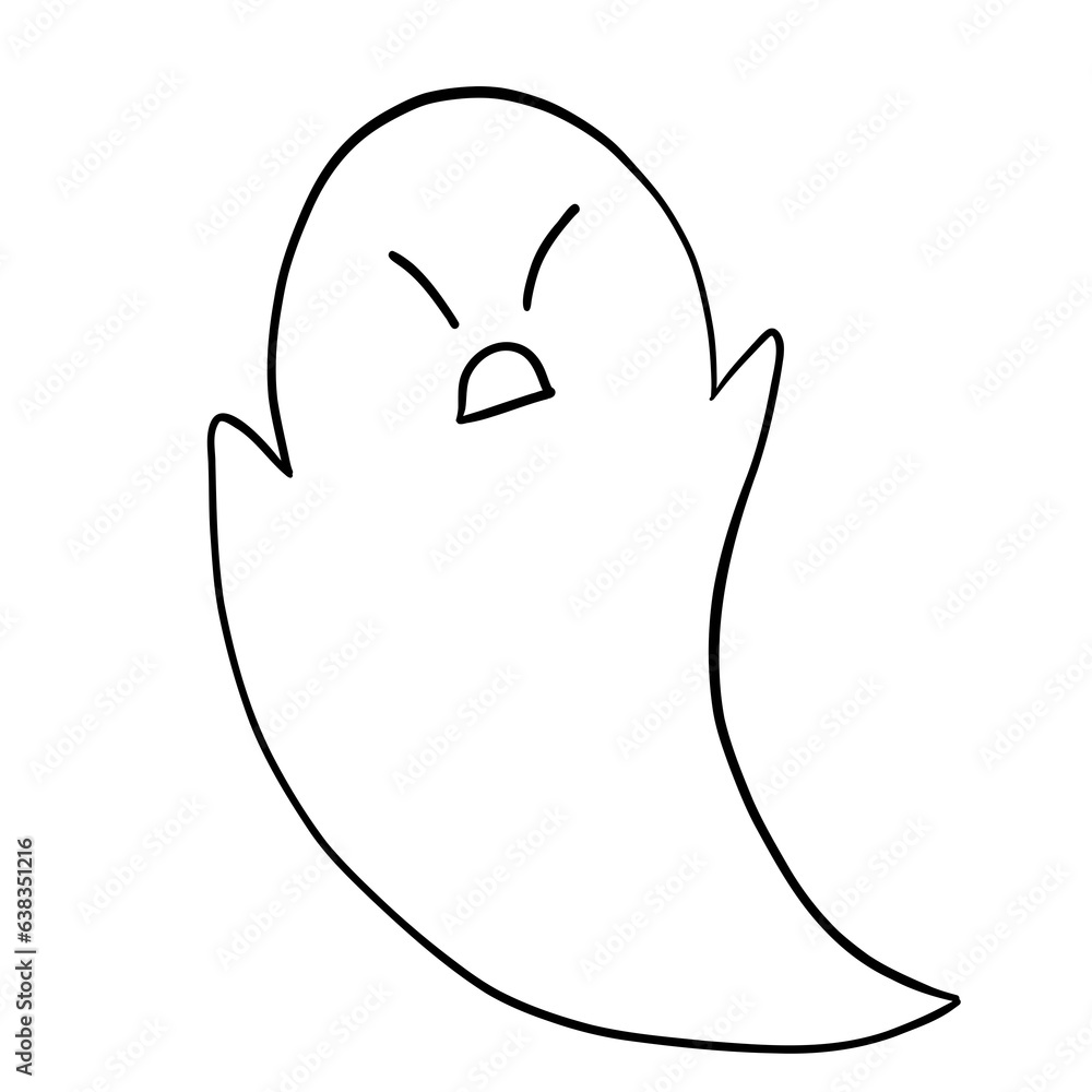 Cute halloween ghost vector Cute halloween ghost vector
