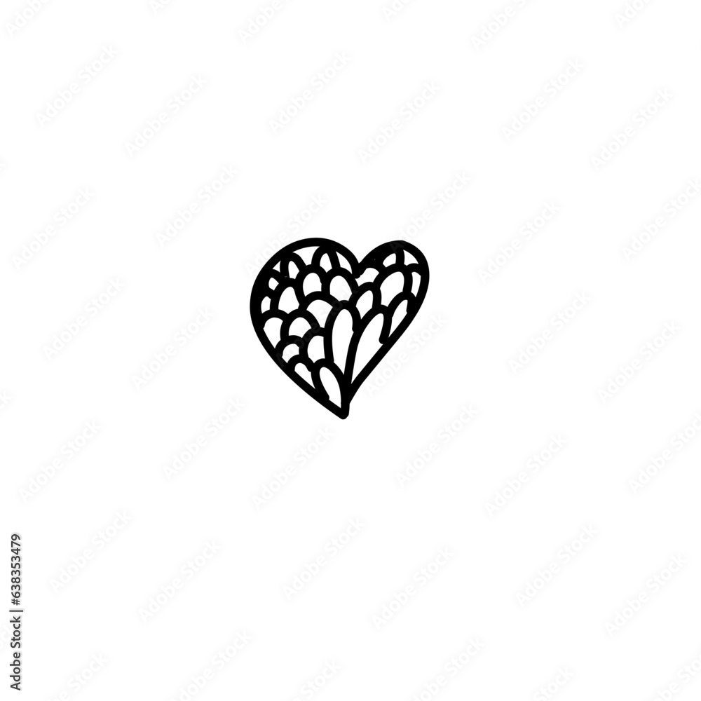 abstract love heart