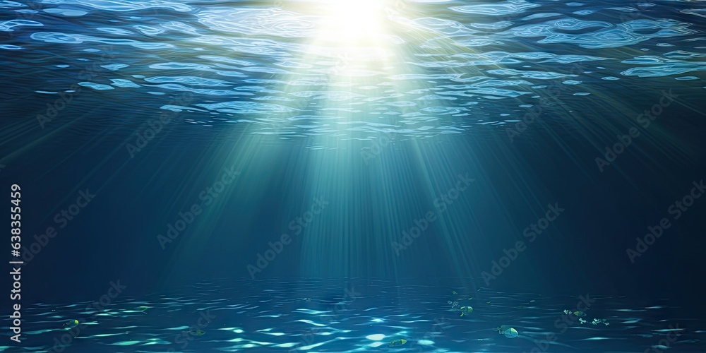 Sunlit serenity. Exploring underwater realm. Beneath surface. Capturing magic of ocean. Oceanic sunbeams. Enchanting depths of sea