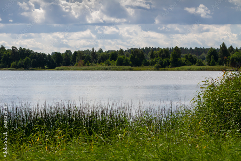 Landscape of the big lake.
