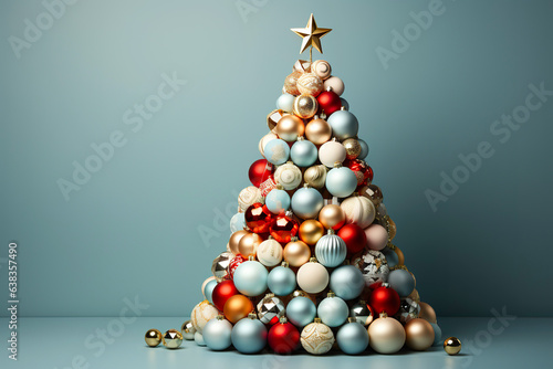 christmas tree and decorations
