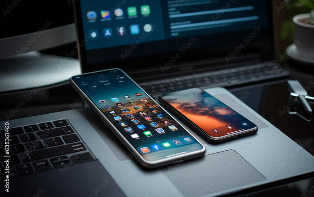 Smart phone, notebook and keyboard on graphic designer workspace (158) Smart phone, notebook and keyboard on graphic designer workspace (158)