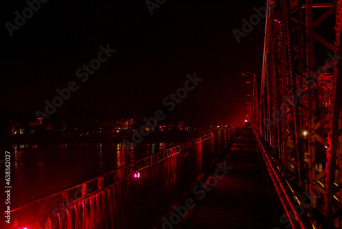 Bridge over the The Perfume River at night, Hue, Vietnam