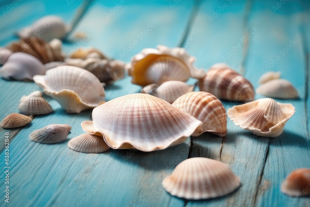 sea shells on the beach