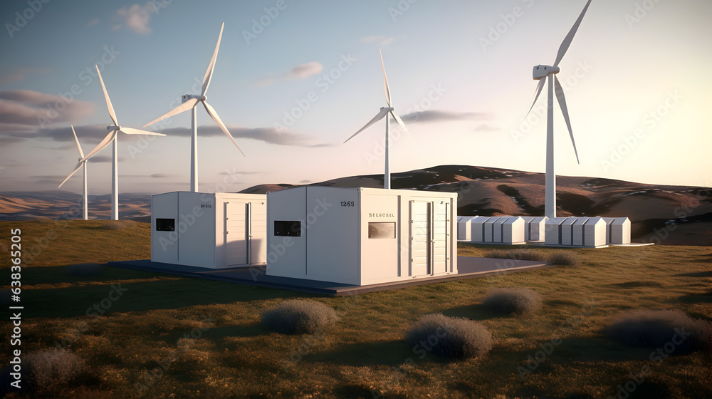 modular battery energy storage systems and wind turbine systems