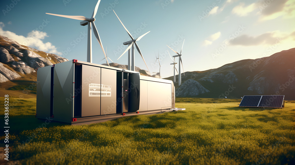 modular battery energy storage systems and wind turbine systems