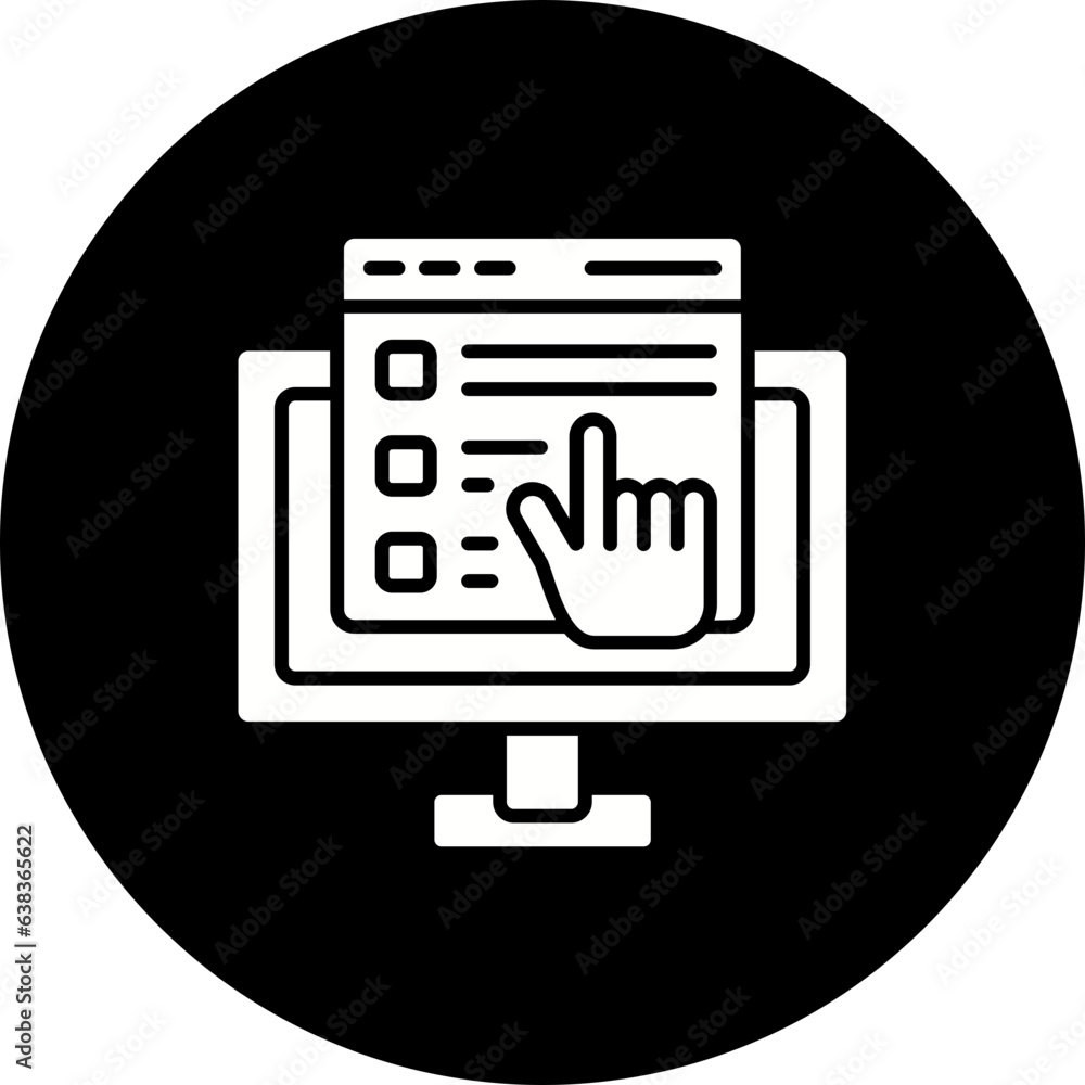 Online Survey Icon Online Survey Icon