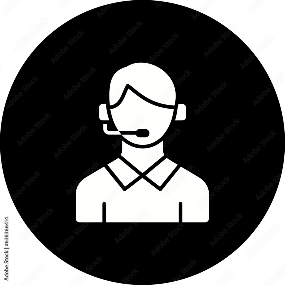 Call Center Agent Icon