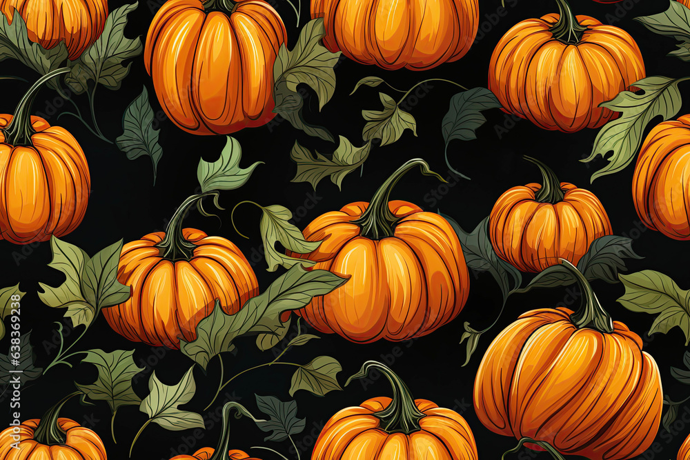 seamless texture pumpkin ornament for halloween holiday greeting card seamless texture pumpkin ornament for halloween holiday greeting card