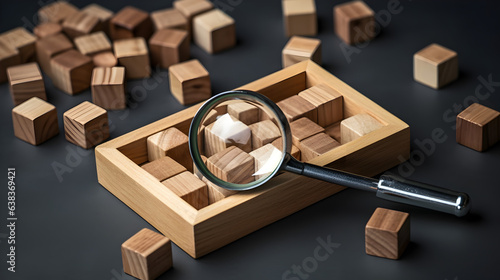 Problems and root cause analysis concept. Generative AI