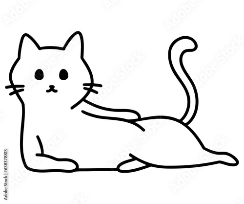 cute cat doodle