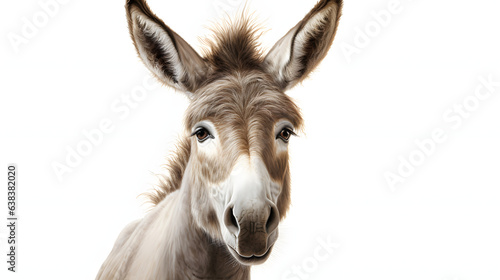 Donkey on white background © Oleksandr