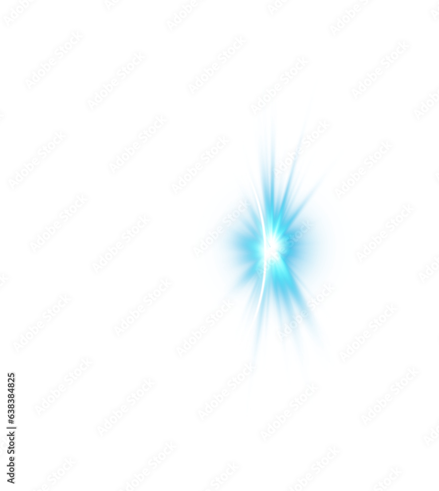 Naklejka premium The edge of a blue solar eclipse on transparent background. Blue eclipse for product advertising, natural phenomena, horror concept and others. PNG.