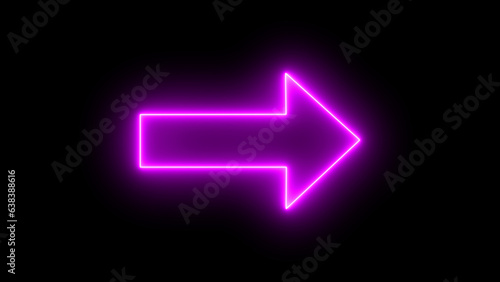 Diraction arrow towards ahead for indecation signal.