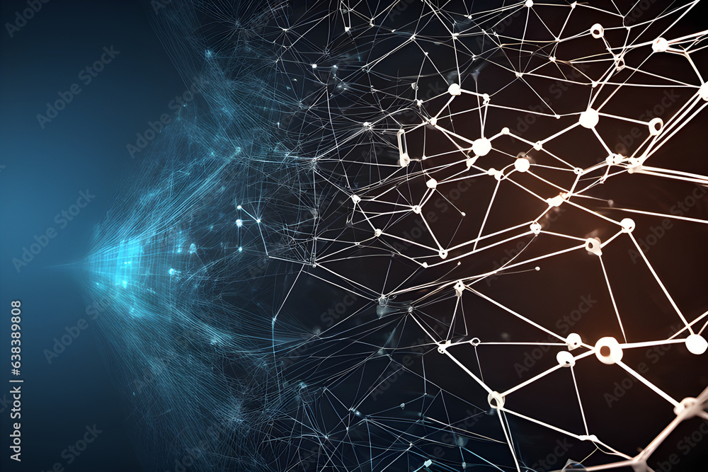 modern digital abstract 3d background can be used in the description of network abilities technology created with generative Ai modern digital abstract 3d background can be used in the description of network abilities technology created with generative Ai
