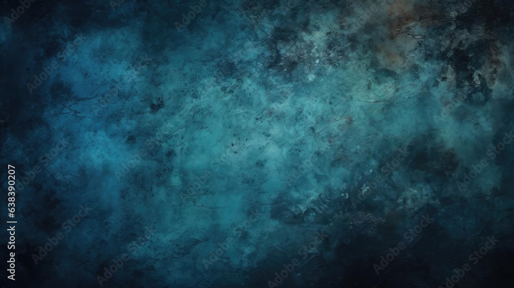 abstract dark blue grunge background 