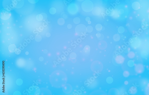 blue bokeh background