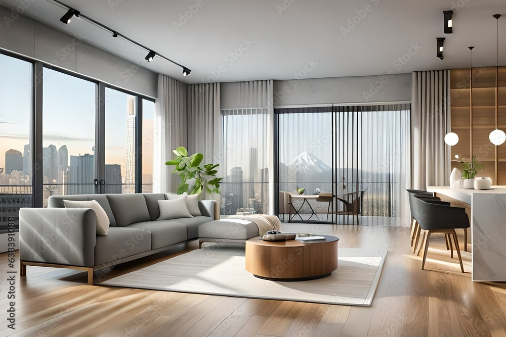 Fototapeta premium modern living room