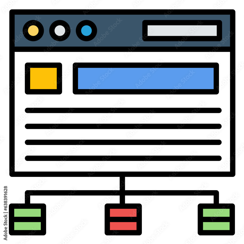 Website Structure Icon