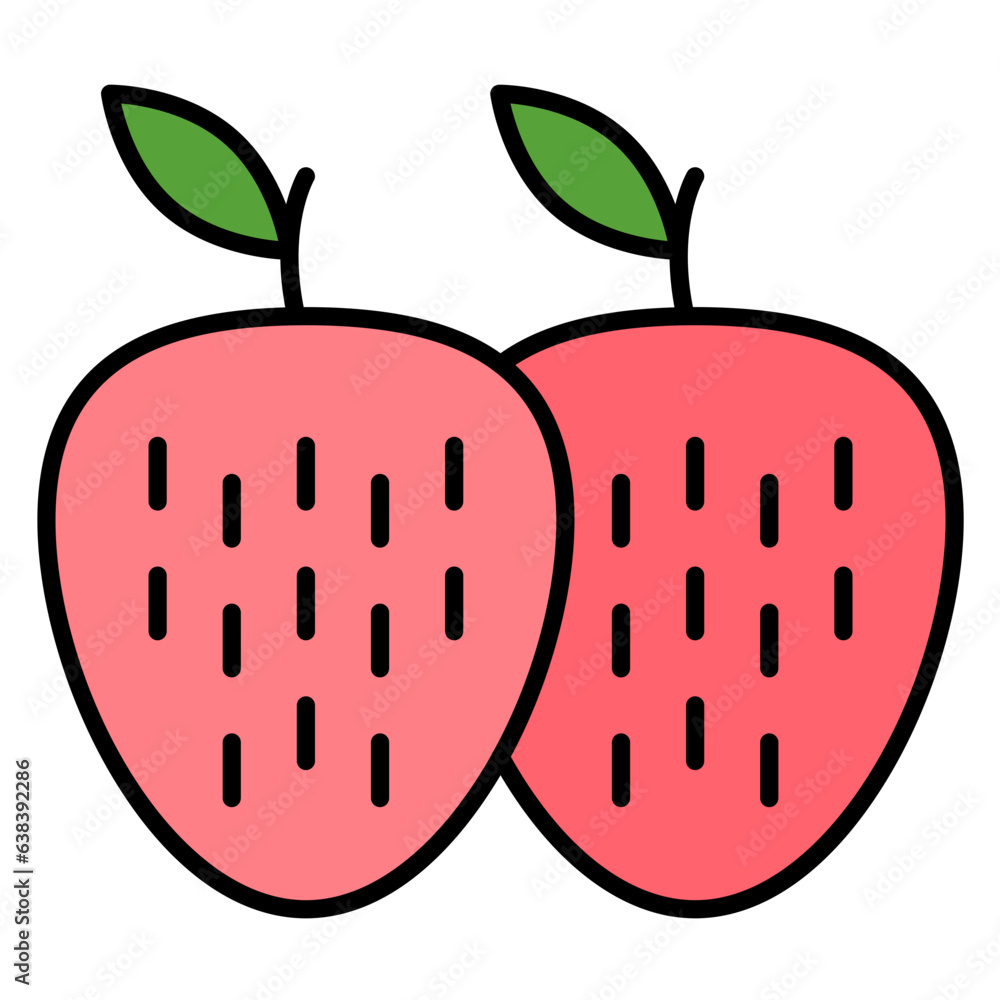 Fototapeta premium Strawberry Icon